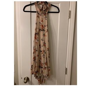 Halter floral dress. Never worn.